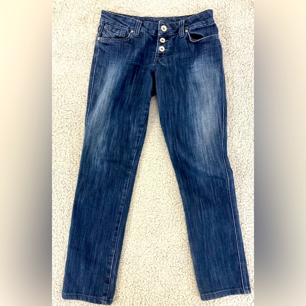 Vintage 90s Mudd Indigo Wash Button Front Women’s High-Rise Jeans Size 5